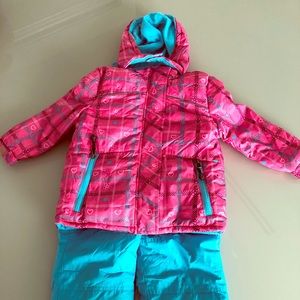 Rugged Bear Girl 2-Piece Snow Suit (3T)